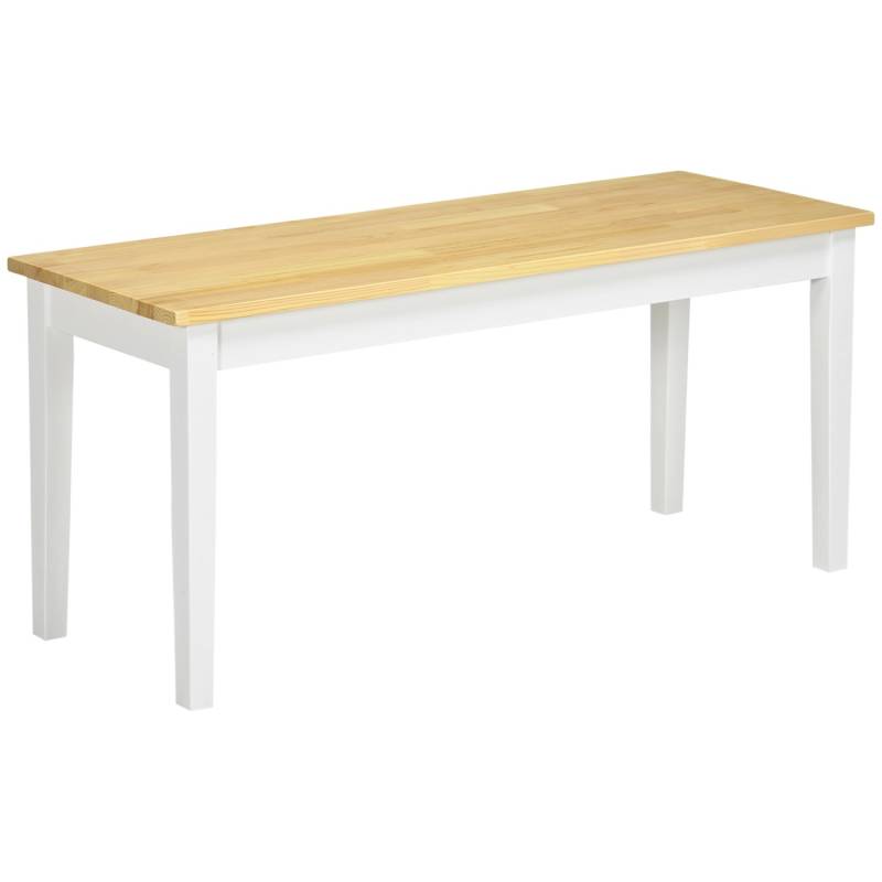 HOMCOM Sitzbank 2-Sitzer bis 220 kg Belastbar 102 x 36 x 45 cm von HOMCOM