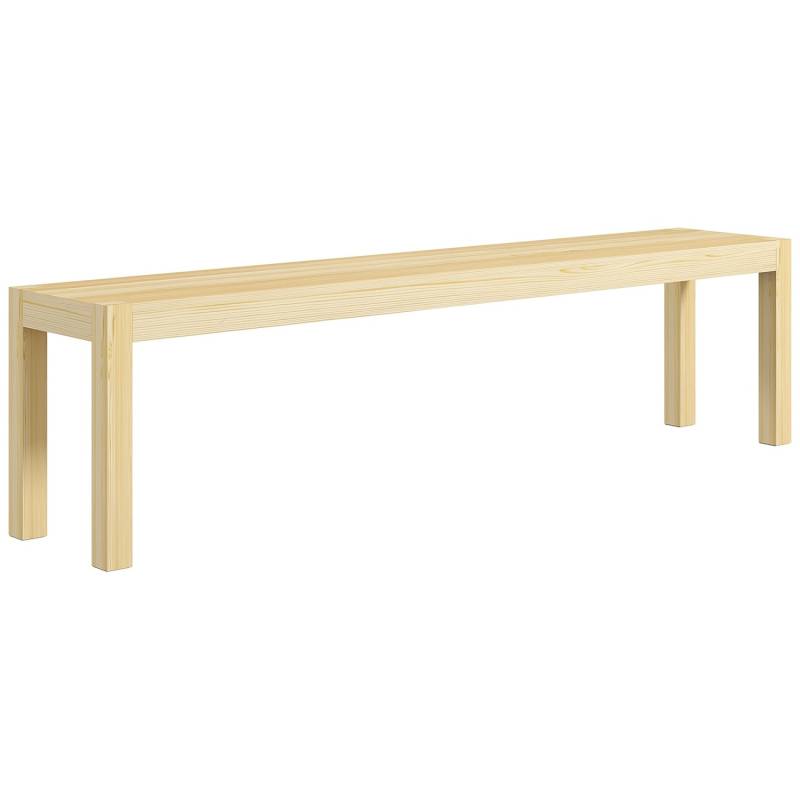 HOMCOM Sitzbank 3-Sitzer bis 330 kg Belastbar 175 x 33 x 45 cm von HOMCOM