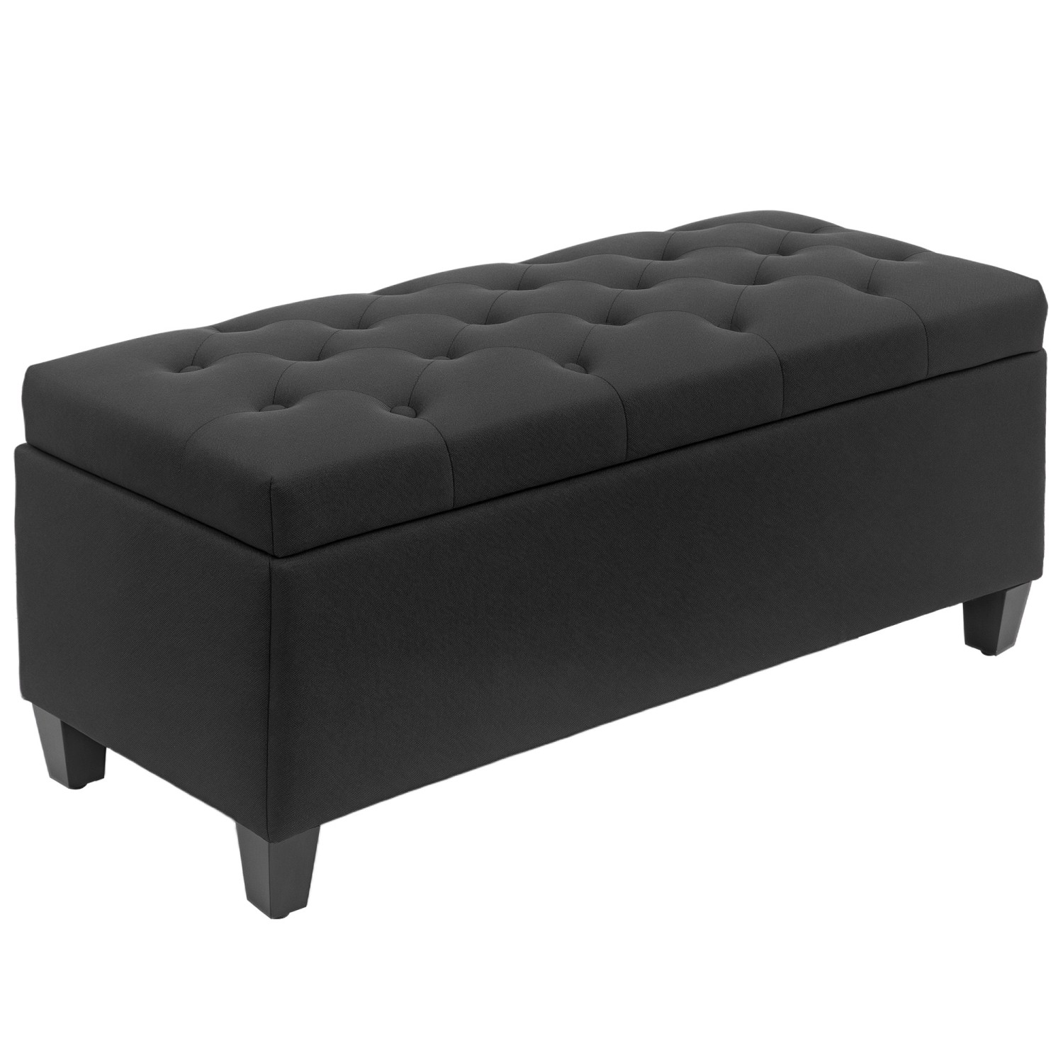 HOMCOM Sitzbank Polsterbank mit Stauraum Truhenbank 100 x 40 x 44 cm HOMCOM Sitzbank Polsterbank mit Stauraum Truhenbank 100 x 40 x 44 cm von HOMCOM
