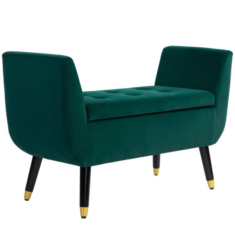 HOMCOM Sitzbank Polyester Schaumstoff 107B x 42T x 65H cm von HOMCOM
