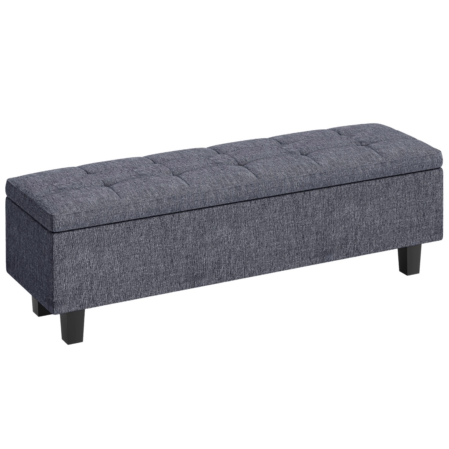 HOMCOM Sitzbank Stauraum Polsterbank Leinenoptik 138 x 40 x 45 cm Dunkelgrau HOMCOM Sitzbank Stauraum Polsterbank Leinenoptik 138 x 40 x 45 cm Dunkelgrau von HOMCOM