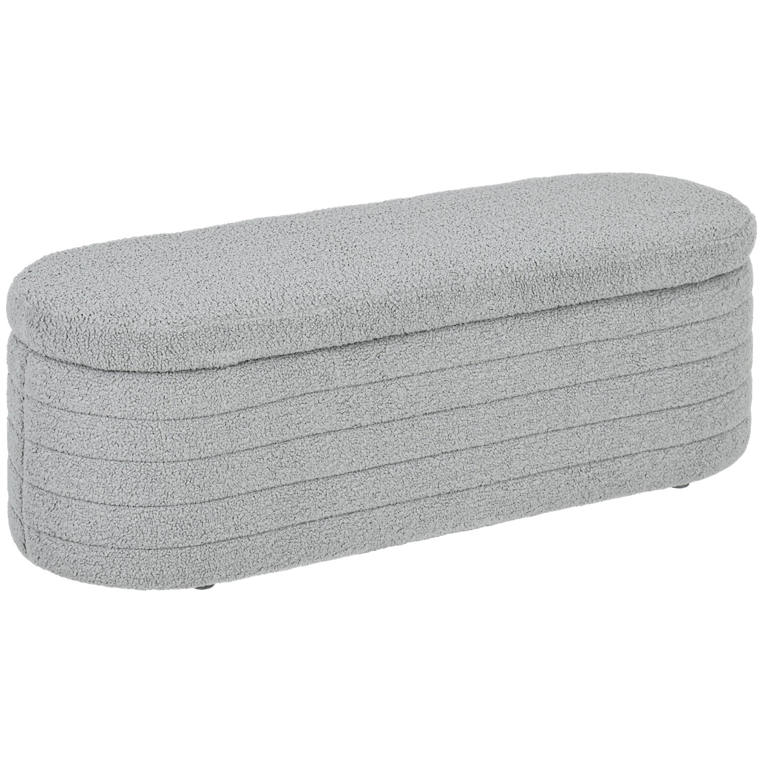 HOMCOM Sitzbank mit Stauraum Holzbeine für Schlafzimmer 116 x 41 x 40,5 cm Hellgrau HOMCOM Sitzbank mit Stauraum Holzbeine für Schlafzimmer 116 x 41 x 40,5 cm Hellgrau von HOMCOM