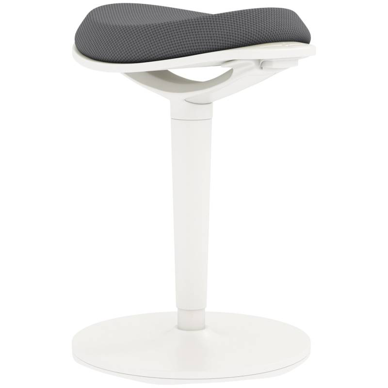 HOMCOM Sitzhocker Ergonomischer Höhenverstellbar Mesh Grau von HOMCOM