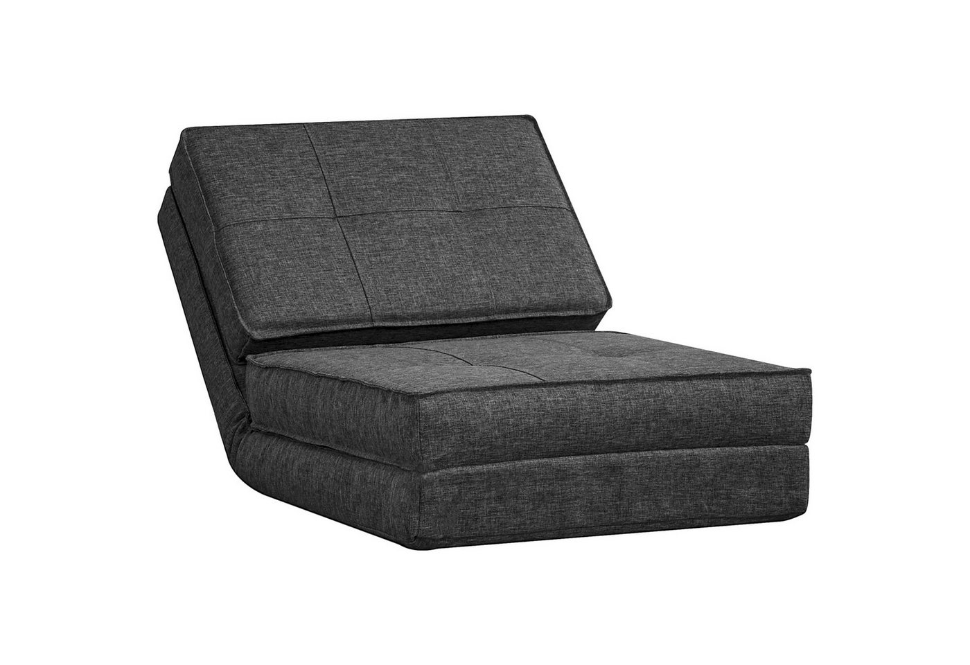 HOMCOM Sitzkissen Bodensofa klappbar Schlafsessel 5-stuhfig verstellbar Klappsessel, Schlafsofa Einzelsofa 61 x 73 x 58 cm Dunkelgrau HOMCOM Sitzkissen Bodensofa klappbar Schlafsessel 5-stuhfig verstellbar Klappsessel, Schlafsofa Einzelsofa 61 x 73 x 58 cm Dunkelgrau von HOMCOM