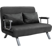 HOMCOM Sofa, Breite: 105 cm, 2-Sitzer, inklusive Auflagen - grau HOMCOM Sofa, Breite: 105 cm, 2-Sitzer, inklusive Auflagen - grau von HOMCOM