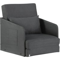 HOMCOM Sofa, BxH: 76 x 77 cm, Polyester - grau von HOMCOM