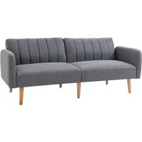 HOMCOM Sofa, Schlafsofa, LxBxH: 173 x 75 x 73 cm - grau HOMCOM Sofa, Schlafsofa, LxBxH: 173 x 75 x 73 cm - grau von HOMCOM