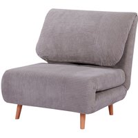 HOMCOM Sofa, Schlafsofa, LxBxH: 82 x 89 x 83 cm - grau von HOMCOM