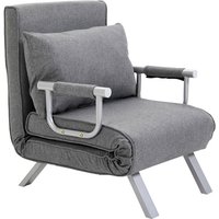 HOMCOM Sofa, Schlafsofa 3 in 1, Sessel oder Liege, LxBxH: 65 x 69 x 80 cm - grau HOMCOM Sofa, Schlafsofa 3 in 1, Sessel oder Liege, LxBxH: 65 x 69 x 80 cm - grau von HOMCOM
