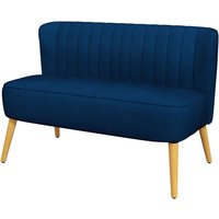 HOMCOM Sofa, als 2-Sitzer, LxBxH: 117 x 56,6 x 77 cm - blau HOMCOM Sofa, als 2-Sitzer, LxBxH: 117 x 56,6 x 77 cm - blau von HOMCOM