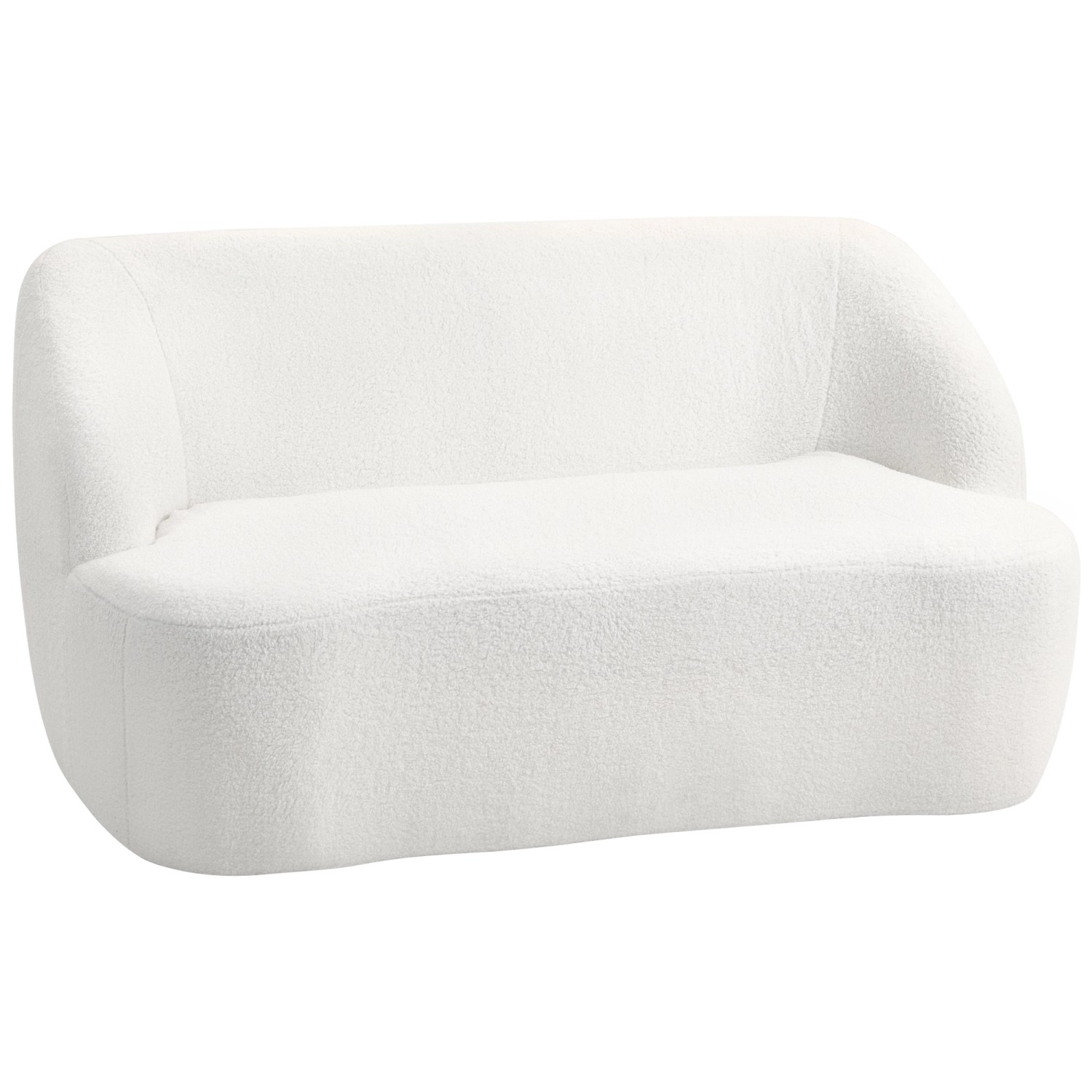 HOMCOM Sofa 2-Sitzer 142 cm Couch Polstersofa für Wohnzimmer Cremeweiß HOMCOM Sofa 2-Sitzer 142 cm Couch Polstersofa für Wohnzimmer Cremeweiß von HOMCOM