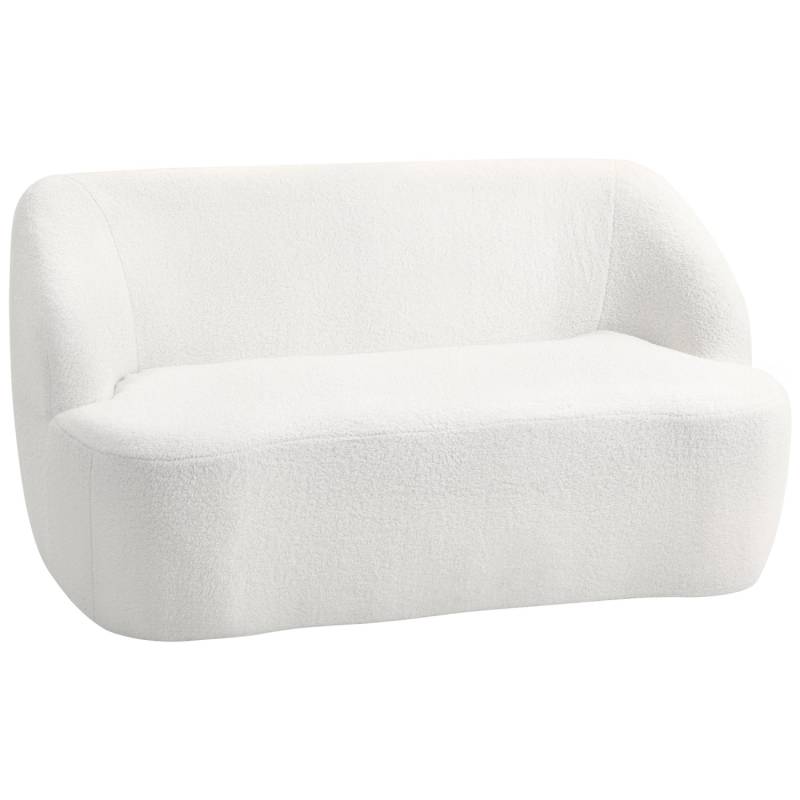 HOMCOM Sofa 2-Sitzer 142 cm Couch Polstersofa für Wohnzimmer Cremeweiß HOMCOM Sofa 2-Sitzer 142 cm Couch Polstersofa für Wohnzimmer Cremeweiß von HOMCOM
