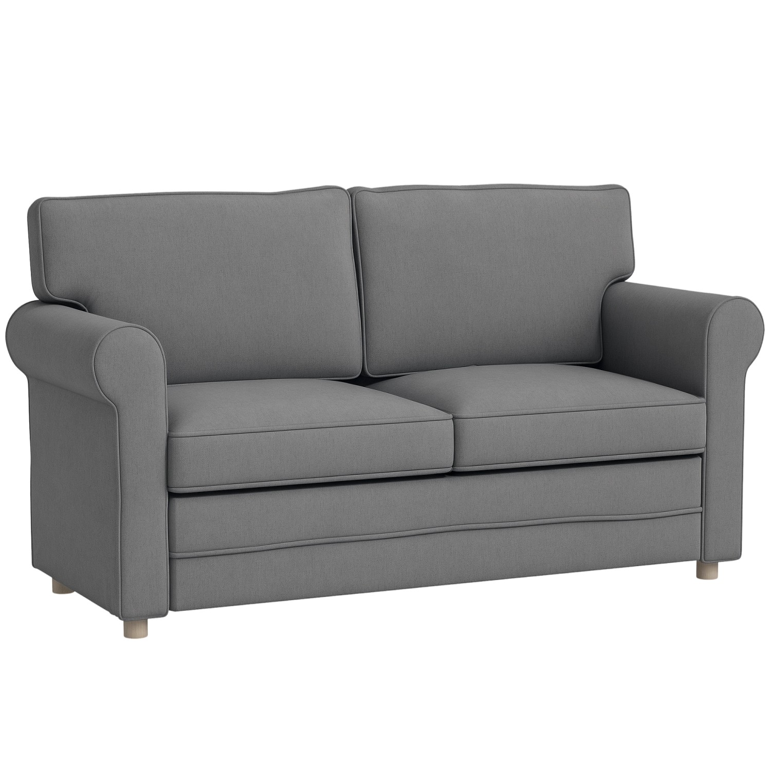 HOMCOM Sofa 2 Sitzer Couch für Wohnzimmer 150 x 74 x 86 cm Dunkelgrau HOMCOM Sofa 2 Sitzer Couch für Wohnzimmer 150 x 74 x 86 cm Dunkelgrau von HOMCOM