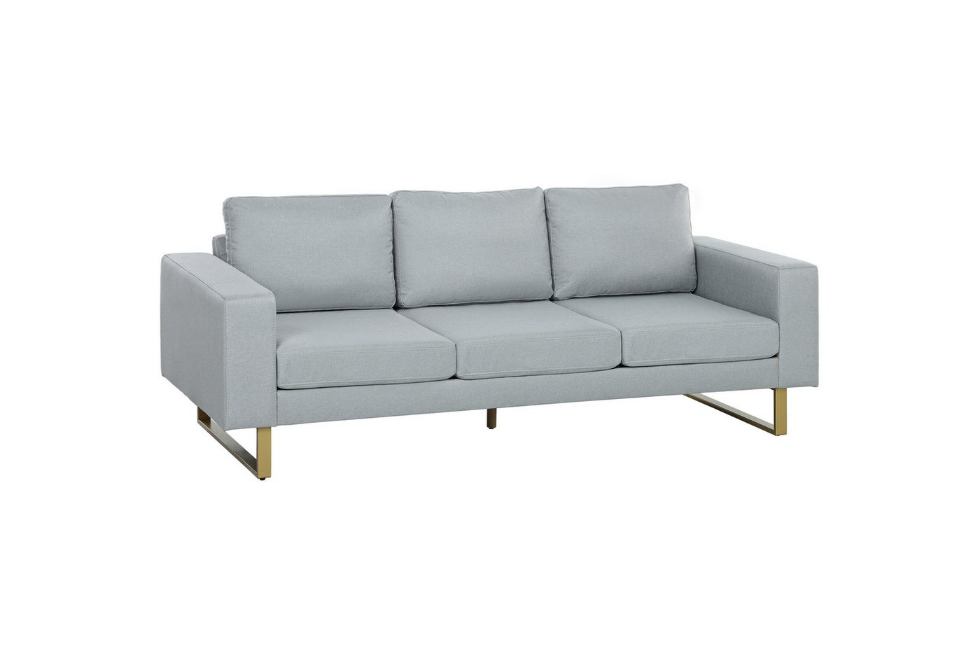 HOMCOM Sofa Polstersofa Küchensofa Stoffsofa, Sitzmöbel mit Kissen Armlehne 1 Teile, Leinenoptik 200 x 82 x 78 cm Dunkelgrau HOMCOM Sofa Polstersofa Küchensofa Stoffsofa, Sitzmöbel mit Kissen Armlehne 1 Teile, Leinenoptik 200 x 82 x 78 cm Dunkelgrau von HOMCOM