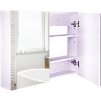 HOMCOM Spiegelschrank Badspiegel Badschrank Badezimmerspiegel Wandspiegel (Modell 3)   Aosom von HOMCOM