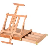HOMCOM Staffelei natur Edelstahl B/H/L: ca. 36x42x12,5 cm HOMCOM Staffelei natur Edelstahl B/H/L: ca. 36x42x12,5 cm von HOMCOM