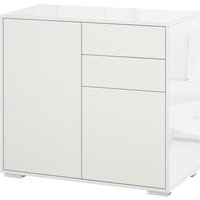 HOMCOM Standschrank Aufbewahrungsschrank Mehrzweckschrank Aktenschrank Kommode 2 Schublade 2 Türen E1 Spanplatte Weiß 79 x 36 x 74 cm Aosom HOMCOM Standschrank Aufbewahrungsschrank Mehrzweckschrank Aktenschrank Kommode 2 Schublade 2 Türen E1 Spanplatte Weiß 79 x 36 x 74 cm Aosom von HOMCOM