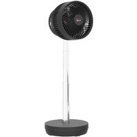 HOMCOM Standventilator USB Wiederaufladbarer Ventilator mit Fernbedienung einstellbarer Neigung Oszillation 10 Geschwindigkeitsstufen Timer Höhenverstellbar Teleskopventilator für Büro Camping Aosom HOMCOM Standventilator USB Wiederaufladbarer Ventilator mit Fernbedienung einstellbarer Neigung Oszillation 10 Geschwindigkeitsstufen Timer Höhenverstellbar Teleskopventilator für Büro Camping Aosom von HOMCOM