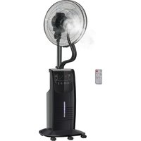 HOMCOM Standventilator mit Wasserzerstäuber 3,1L, 3 Modi, Nebelfunktion, verstellbarer Neigungswinkel, Stahl, Schwarz, Höhe 135cm Aosom HOMCOM Standventilator mit Wasserzerstäuber 3,1L, 3 Modi, Nebelfunktion, verstellbarer Neigungswinkel, Stahl, Schwarz, Höhe 135cm Aosom von HOMCOM