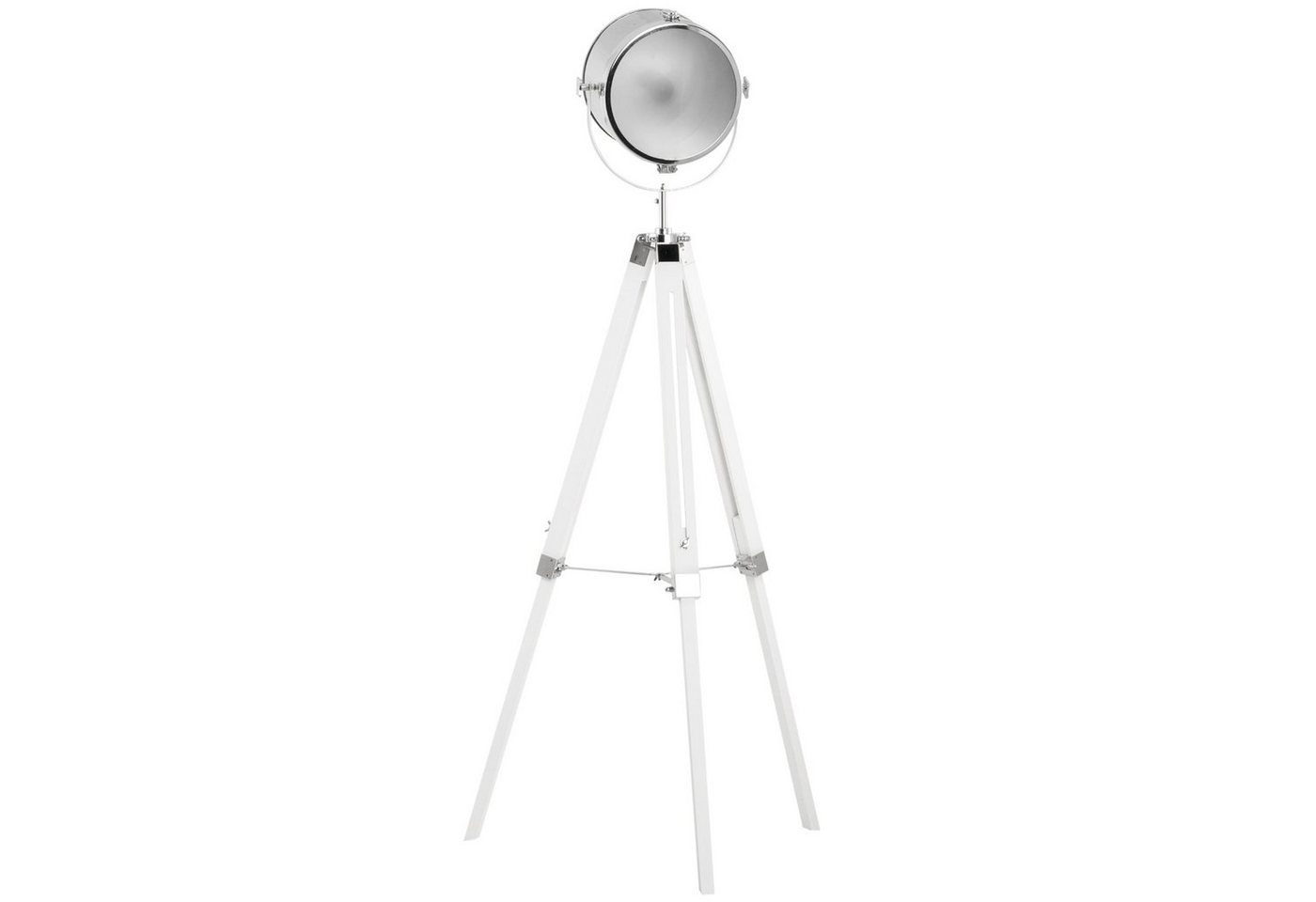 HOMCOM Stehlampe Stativleuchte 1, 85 cm, Ein-,Ausschalter, ohne Leuchtmittel, Ohne Licht, Dreibein Stehlampe von HOMCOM