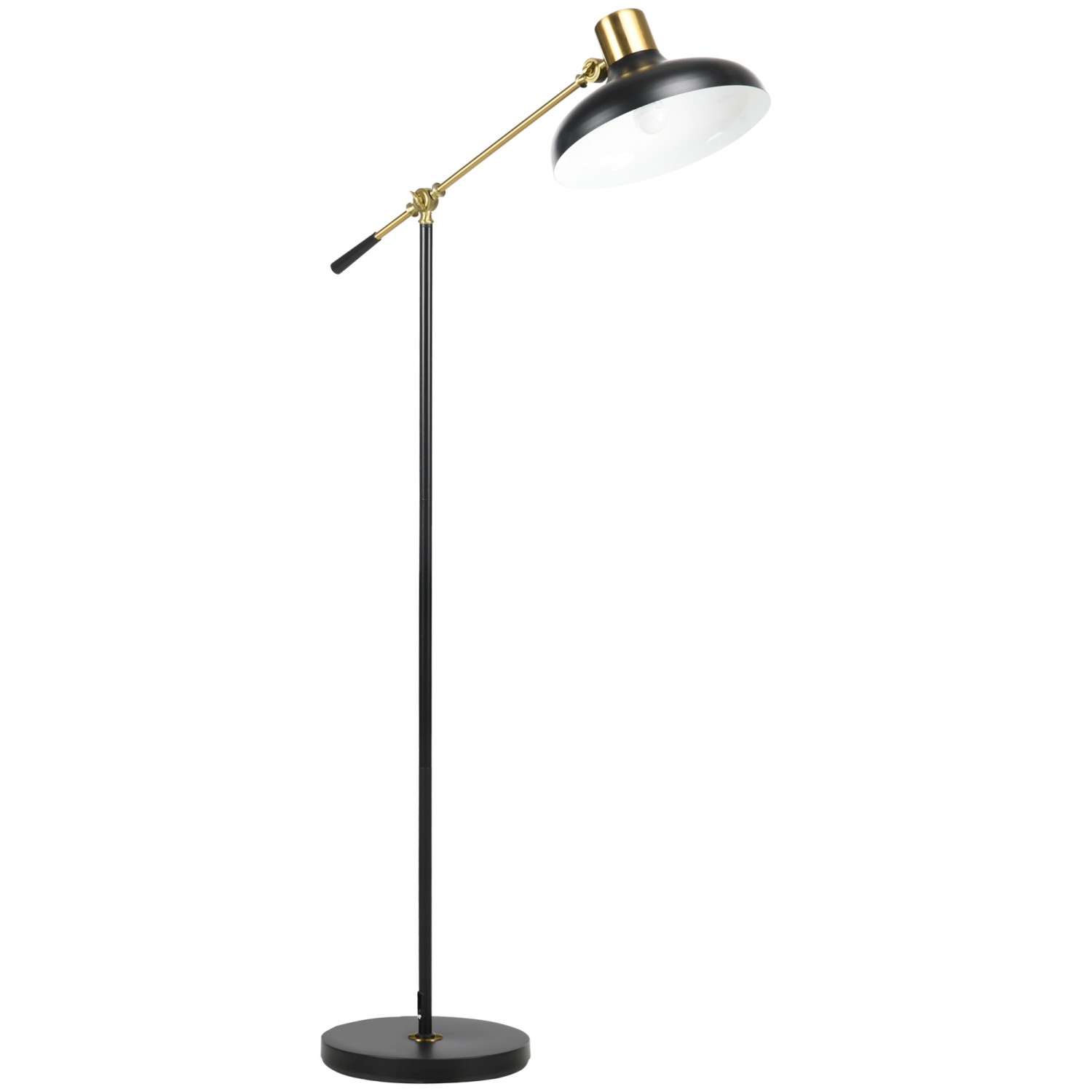 HOMCOM Stehlampe Höhenverstellbar 40 W mit E27 Sockel Schwarz exkl. Leuchtmittel HOMCOM Stehlampe Höhenverstellbar 40 W mit E27 Sockel Schwarz exkl. Leuchtmittel von HOMCOM