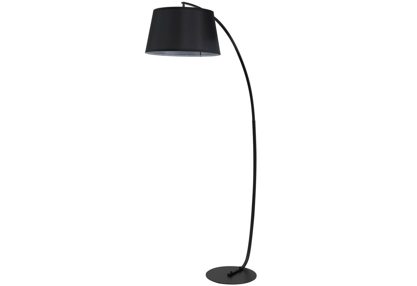 HOMCOM Stehlampe Wohnzimmer Stehleuchte mit Lampenschirm aus Stoff, Fußschalter, ohne Leuchtmittel, mit Metallständer für Schlafzimmer, Schwarz HOMCOM Stehlampe Wohnzimmer Stehleuchte mit Lampenschirm aus Stoff, Fußschalter, ohne Leuchtmittel, mit Metallständer für Schlafzimmer, Schwarz von HOMCOM