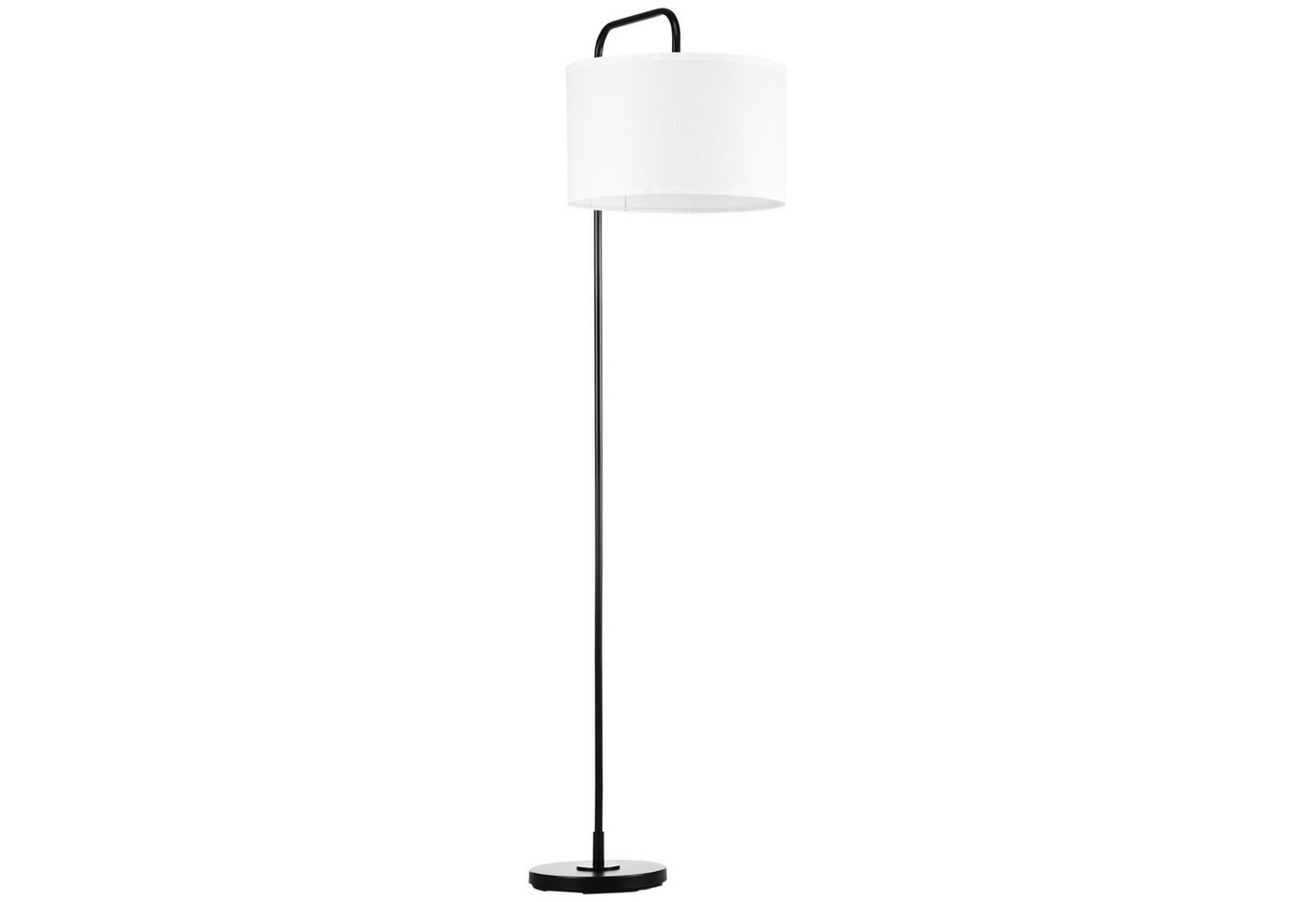 HOMCOM Stehlampe Wohnzimmer Stehleuchte mit Stoff-Lampenschirm, Fußschalter, ohne Leuchtmittel, mit Stahlständer für Schlafzimmer, Weiß HOMCOM Stehlampe Wohnzimmer Stehleuchte mit Stoff-Lampenschirm, Fußschalter, ohne Leuchtmittel, mit Stahlständer für Schlafzimmer, Weiß von HOMCOM