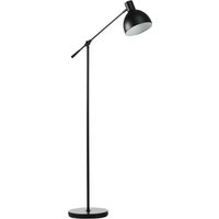 Stehlampe höhenverstellbar 40 W Standlampe mit E27 Sockel, für Wohnzimmer, Schlafzimmer, Schwarz von HOMCOM