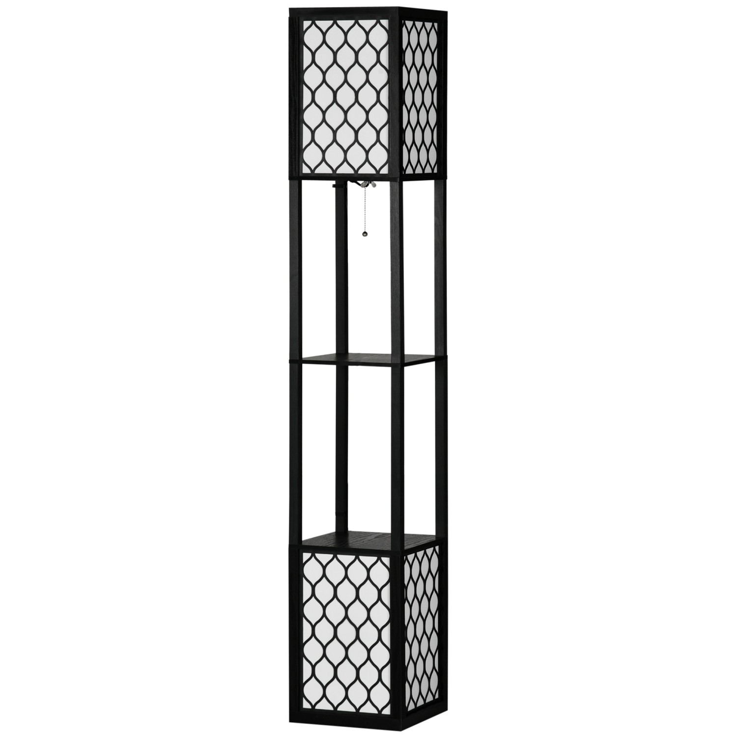 HOMCOM Stehlampe mit 4W E27 Sockel 2 Ablagen exkl. Leuchtmittel Schwarz HOMCOM Stehlampe mit 4W E27 Sockel 2 Ablagen exkl. Leuchtmittel Schwarz von HOMCOM