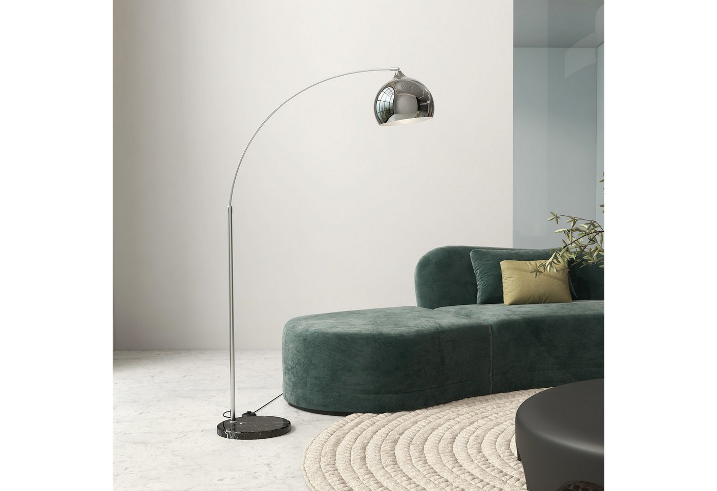 HOMCOM Stehlampe mit verstellbarer Höhe und Länge Verstellbare Leselampe, Leuchtmittel wechselbar, für Wohnzimmer, Silber HOMCOM Stehlampe mit verstellbarer Höhe und Länge Verstellbare Leselampe, Leuchtmittel wechselbar, für Wohnzimmer, Silber von HOMCOM