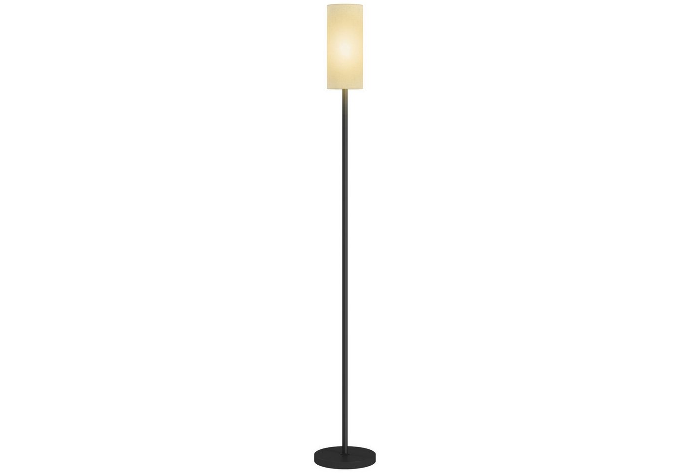 HOMCOM Stehlampe moderne Lampe mit Leinenschirm, Fußschalter, ohne Leuchtmittel, für Schlafzimmer, Wohnzimmer, 22 x 22 x 163 cm HOMCOM Stehlampe moderne Lampe mit Leinenschirm, Fußschalter, ohne Leuchtmittel, für Schlafzimmer, Wohnzimmer, 22 x 22 x 163 cm von HOMCOM