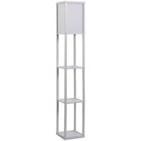 HOMCOM Stehleuchte, Höhe: 160 cm, Gestell aus MDF - weiss von HOMCOM