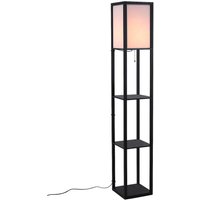 HOMCOM Stehleuchte 833-623 schwarz MDF Stoff B/H/T: ca. 26x160x26 cm E27 1 Brennstellen HOMCOM Stehleuchte 833-623 schwarz MDF Stoff B/H/T: ca. 26x160x26 cm E27 1 Brennstellen von HOMCOM