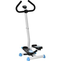 HOMCOM Stepper Fitness Swing Stepper mit LCD-Display & Handgriff, Hometrainer bis 100 kg, Stahl ABS, Blau, 55 x 44 x 108 cm   Aosom.de von HOMCOM
