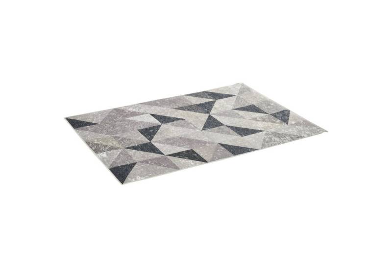 HOMCOM Teppich, Rechteck, Höhe: 1,2 mm, mit geometrischen Formen von HOMCOM