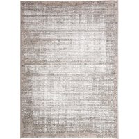 HOMCOM Teppich Kurzflor Beige 140 x 67 x 1 cm von HOMCOM