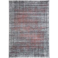 HOMCOM Teppich Kurzflor Grau-Koralle 190 x 133 x 1 cm Aosom HOMCOM Teppich Kurzflor Grau-Koralle 190 x 133 x 1 cm Aosom von HOMCOM