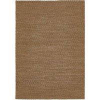 HOMCOM Teppich aus Wolle Taupe 140 x 70 x 1 cm von HOMCOM