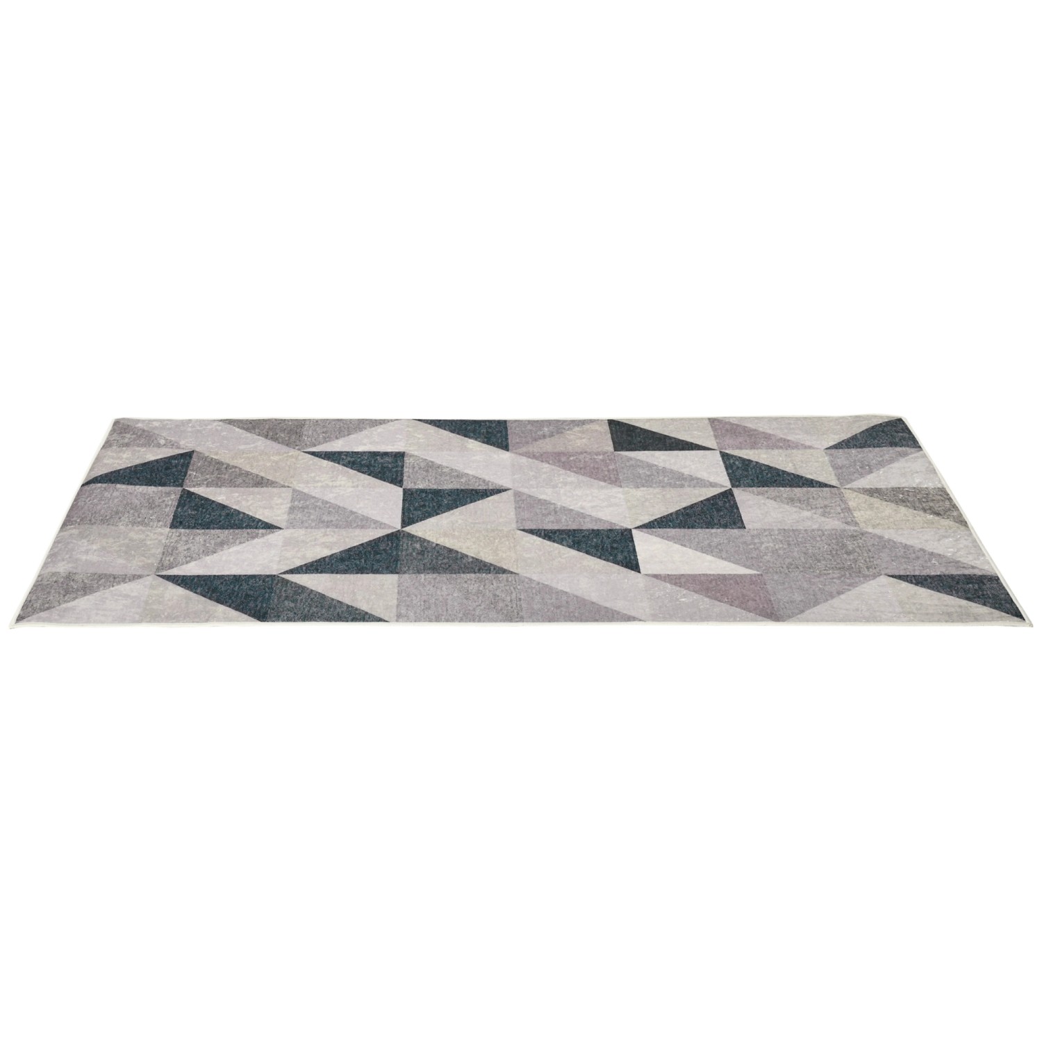 HOMCOM Teppich mit Geometrischen Formen Grau Schwarz Weiß 120 x 170 cm HOMCOM Teppich mit Geometrischen Formen Grau Schwarz Weiß 120 x 170 cm von HOMCOM