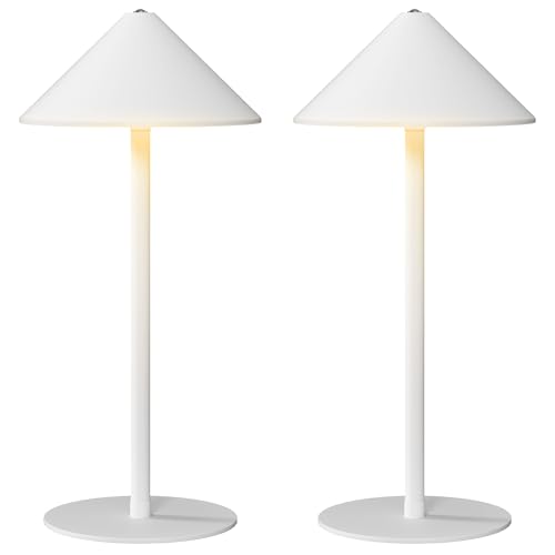 HOMCOM Tischlampe 2er Set Tischleuchte mit 3 Lichtfarben, Aufladbare USB A+C Nachttischlampe mit Touch-Schalter für Wohnzimmer, Schlafzimmer Metall, Weiß HOMCOM Tischlampe 2er Set Tischleuchte mit 3 Lichtfarben, Aufladbare USB A+C Nachttischlampe mit Touch-Schalter für Wohnzimmer, Schlafzimmer Metall, Weiß von HOMCOM