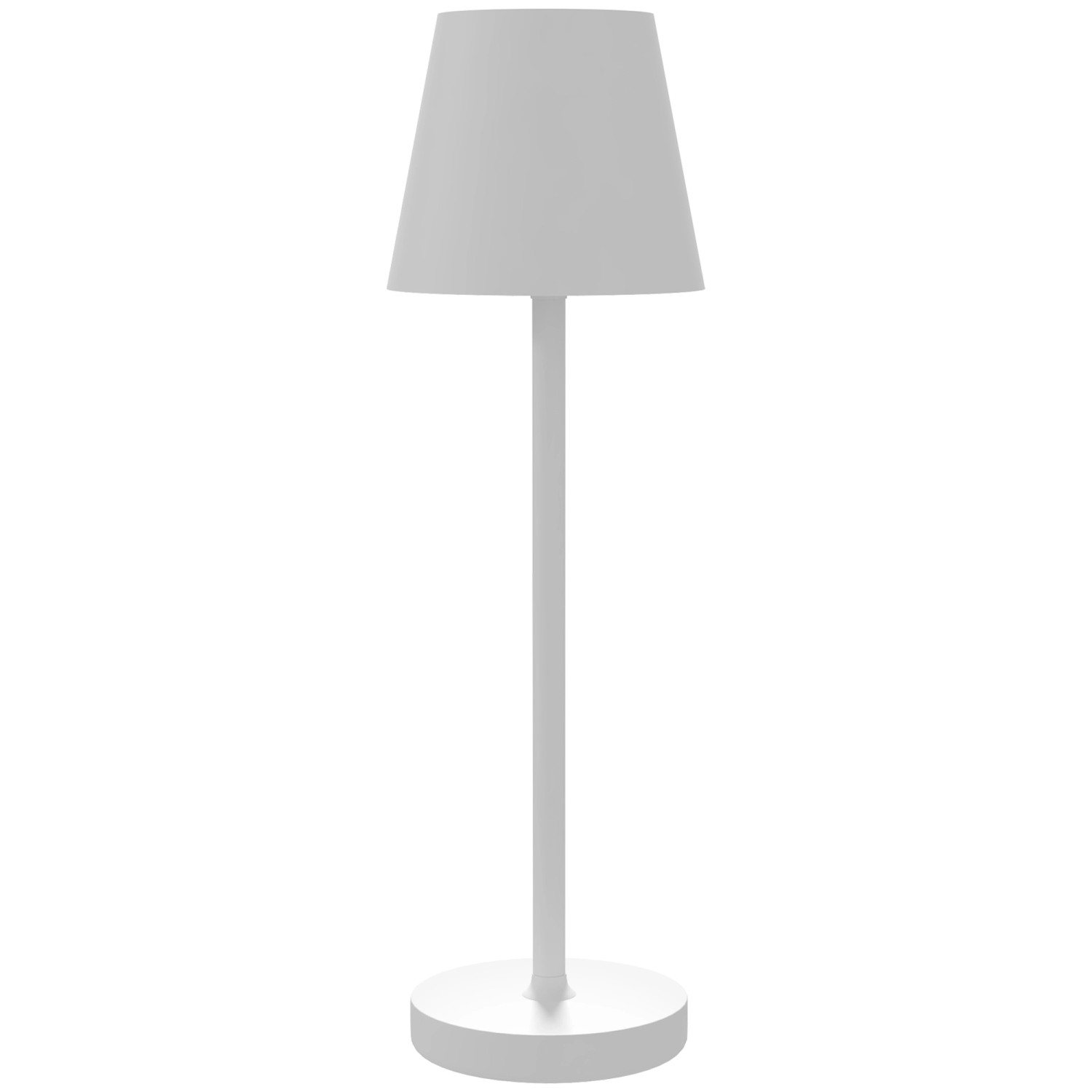 HOMCOM Tischlampe Aufladbar mit 3 Lichtfarben Tragbar Touch-Schalter Metall Weiß HOMCOM Tischlampe Aufladbar mit 3 Lichtfarben Tragbar Touch-Schalter Metall Weiß von HOMCOM