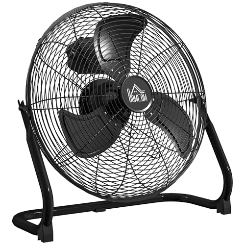 HOMCOM Windmaschine Retro Stil Tischventilator Elektrischer Ventilator mit 3 Geschwindigkeitsstufen, um 120° verstellbarer Winkel odenventilator für Zuhause, Büro, Schlafzimmer, Schwarz HOMCOM Windmaschine Retro Stil Tischventilator Elektrischer Ventilator mit 3 Geschwindigkeitsstufen, um 120° verstellbarer Winkel odenventilator für Zuhause, Büro, Schlafzimmer, Schwarz von HOMCOM
