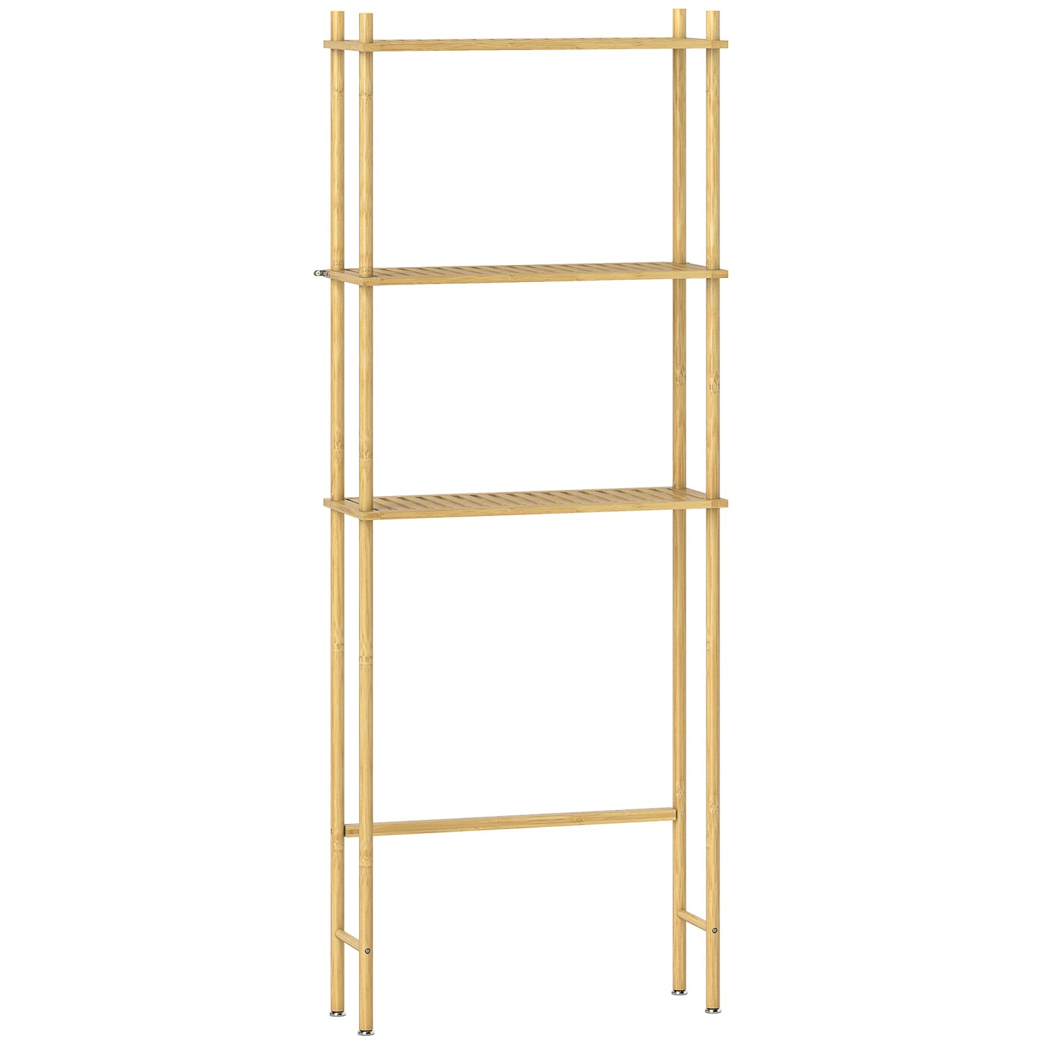 HOMCOM Toilettenregal Bambus 69L x 25,5B x 181H cm Naturholz HOMCOM Toilettenregal Bambus 69L x 25,5B x 181H cm Naturholz von HOMCOM