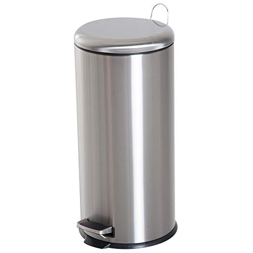 HOMCOM 30L Mülleimer Abfalleimer, Papierkorb, Treteimer mit Deckel, Fußpedal, Müllbehälter mit Inneneimer, Mülltrennung für Wohnzimmer, Büro, Rund HOMCOM 30L Mülleimer Abfalleimer, Papierkorb, Treteimer mit Deckel, Fußpedal, Müllbehälter mit Inneneimer, Mülltrennung für Wohnzimmer, Büro, Rund von HOMCOM