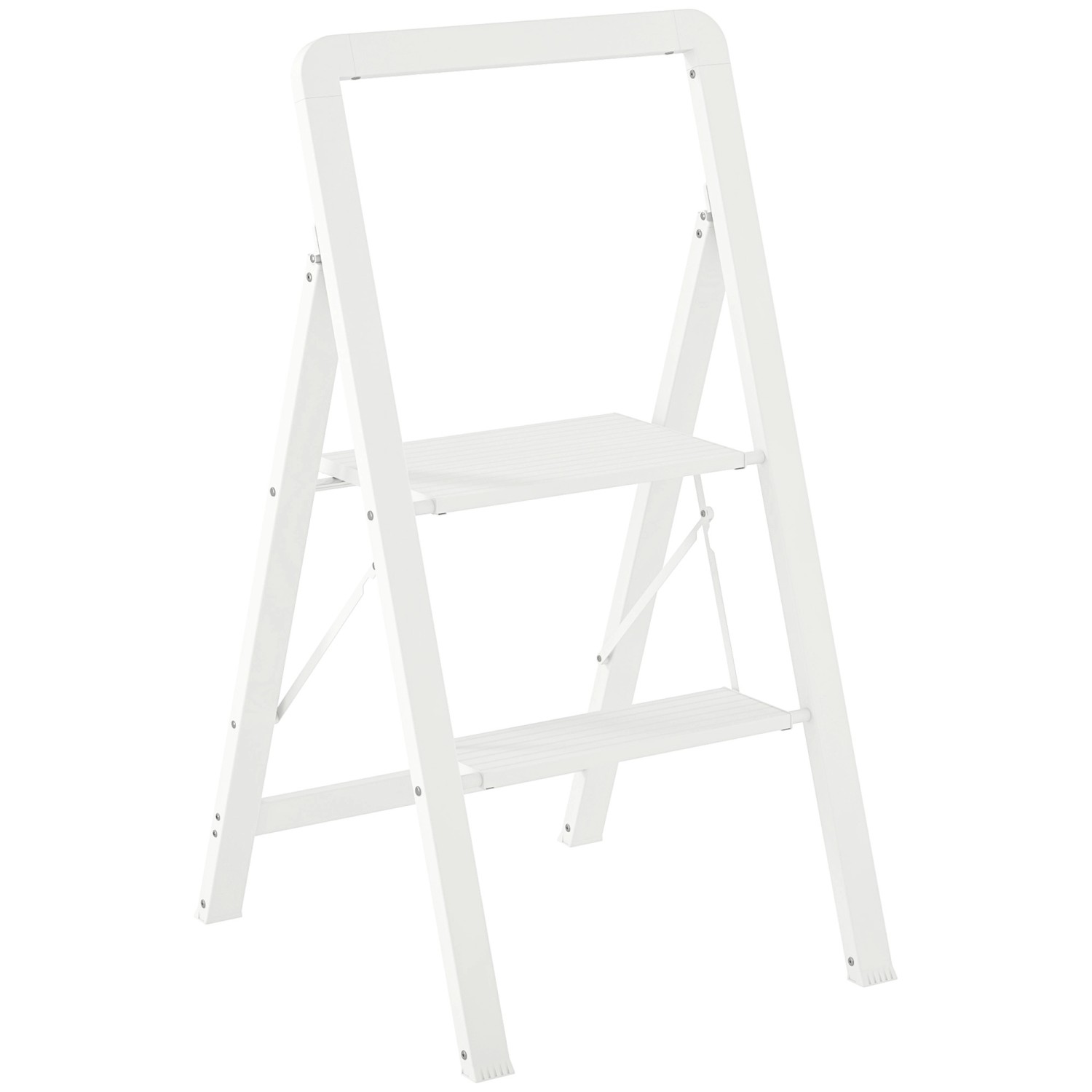 HOMCOM Trittleiter Aluminium 49,5L x 41,5B x 82,6H cm Weiß HOMCOM Trittleiter Aluminium 49,5L x 41,5B x 82,6H cm Weiß von HOMCOM