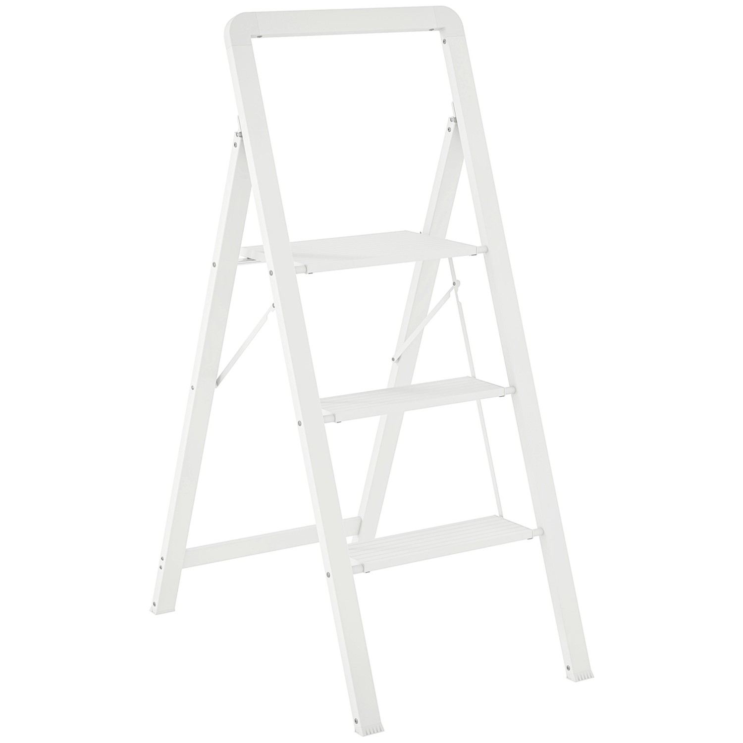 HOMCOM Trittleiter Aluminium 66,3L x 41,5B x 104,6H cm Weiß HOMCOM Trittleiter Aluminium 66,3L x 41,5B x 104,6H cm Weiß von HOMCOM