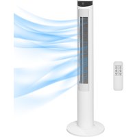 HOMCOM Turmventilator, Standventilator mit 3 Belüftungsstufen, Fernbedienung, 45W Ventilator mit 12H Timer, 70° Oszillation, für Schlafzimmer, Weiß Aosom HOMCOM Turmventilator, Standventilator mit 3 Belüftungsstufen, Fernbedienung, 45W Ventilator mit 12H Timer, 70° Oszillation, für Schlafzimmer, Weiß Aosom von HOMCOM