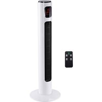 HOMCOM Ventilator schwarz Edelstahl Kunststoff Polypropylen B/H/L: ca. 32x32x96 cm von HOMCOM