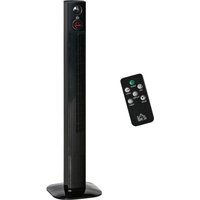 HOMCOM Ventilator schwarz Kunststoff Polypropylen Edelstahl B/H/L: ca. 31,5x31,5x117 cm von HOMCOM