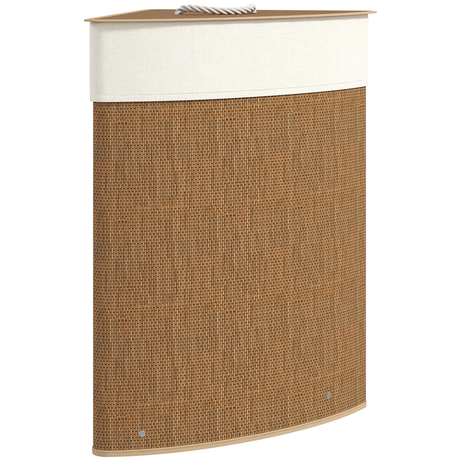 HOMCOM Wäschekorb Bambus 35L x 35B x 60H cm Braun HOMCOM Wäschekorb Bambus 35L x 35B x 60H cm Braun von HOMCOM